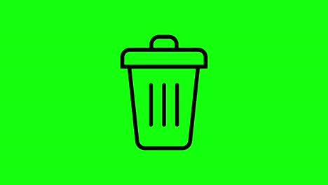 10-intro-animations-of-a-trash-bin-symbol-or-icon